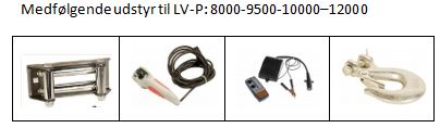 Udstyr LV-P8000-9500-10000-12000
